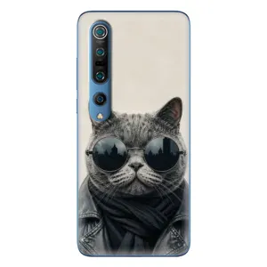 Чехол на тематику: Коты для Xiaomi Mi 10 Pro (Модный кот)