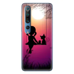 Дівчачий Чохол для Xiaomi Mi 10 Pro (На гойдалці)