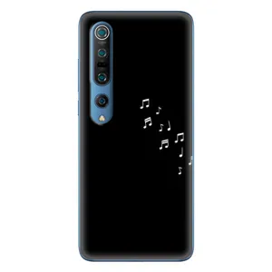 Чохол з картинками на чорному фоні для Xiaomi Mi 10 Pro (Ноти)