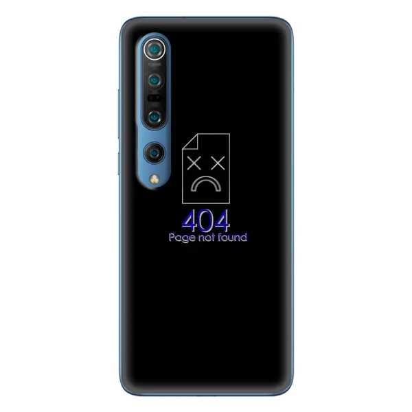 Чехол с рисунком «Ошибка 404» для Xiaomi Mi 10 Pro Чехол с рисунком «Ошибка 404» для Xiaomi Mi 10 Pro
