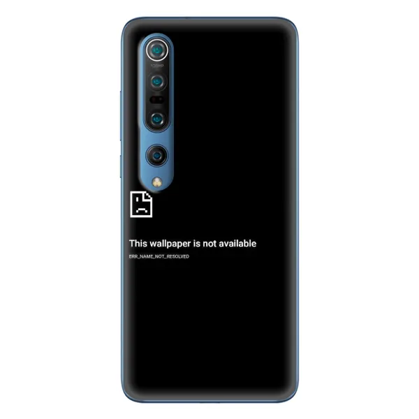 Чехол с рисунком «Ошибка» для Xiaomi Mi 10 Pro Чехол с рисунком «Ошибка» для Xiaomi Mi 10 Pro