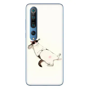 Чехол на тематику: Коты для Xiaomi Mi 10 Pro (Отдых)