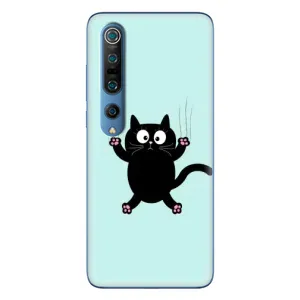Силиконовый чехол с котиком для Xiaomi Mi 10 Pro