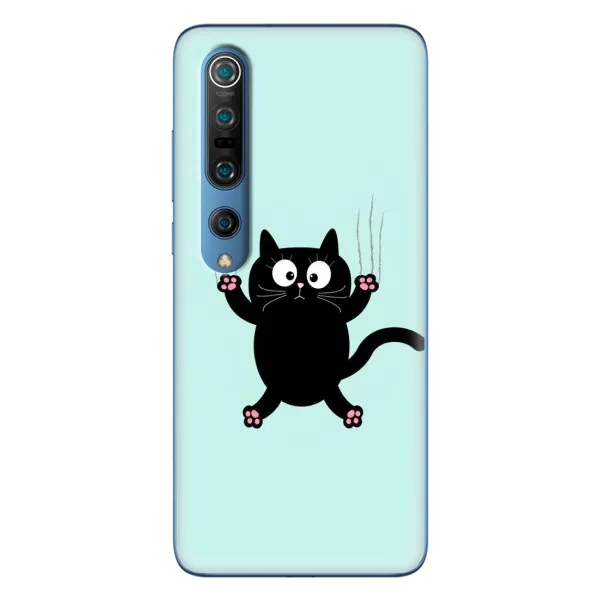 Чехол с рисунком «Падающий кот» для Xiaomi Mi 10 Pro Чехол с рисунком «Падающий кот» для Xiaomi Mi 10 Pro