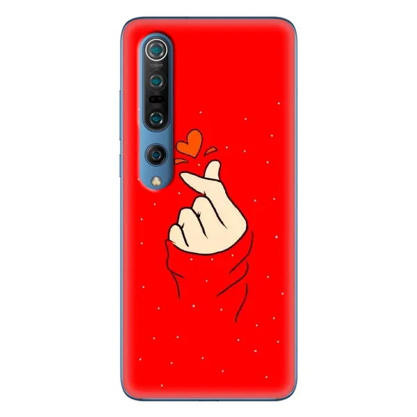 Чехол с рисунком «Сердце на красном» для Xiaomi Mi 10 Pro Чехол с рисунком «Сердце на красном» для Xiaomi Mi 10 Pro