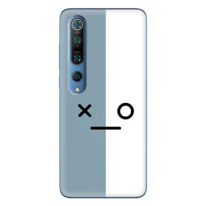Чохли (ТПУ) (смішні стікери) для Xiaomi Mi 10 Pro (Сіро-білий)