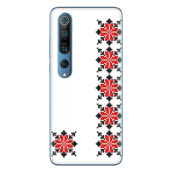 Чехол с рисунком «Силуэт вышиванки» для Xiaomi Mi 10 Pro
