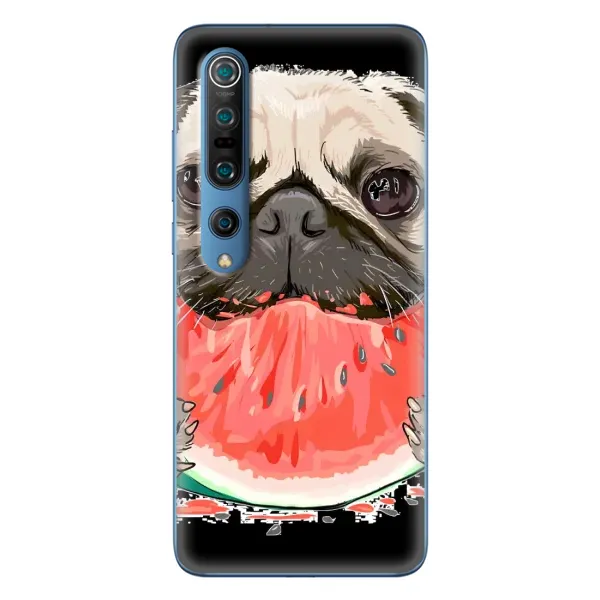 Чехол с рисунком «Смешной Мопс» для Xiaomi Mi 10 Pro Чехол с рисунком «Смешной Мопс» для Xiaomi Mi 10 Pro