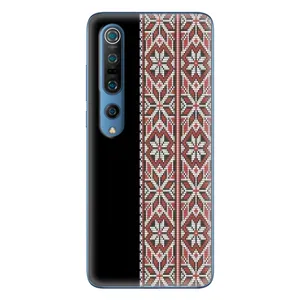 Силиконовый Чехол на Xiaomi Mi 10 Pro с картинкой Вышиванки (Стильная вишиванка)