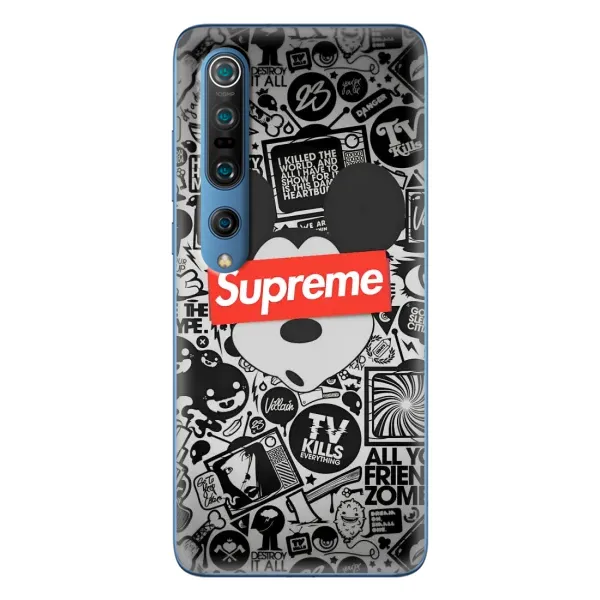 Чехол с рисунком «Supreme Маус» для Xiaomi Mi 10 Pro Чехол с рисунком «Supreme Маус» для Xiaomi Mi 10 Pro
