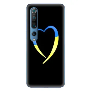 Силиконовый Чехол на Xiaomi Mi 10 Pro (Я-Украина) (Украинское сердце)