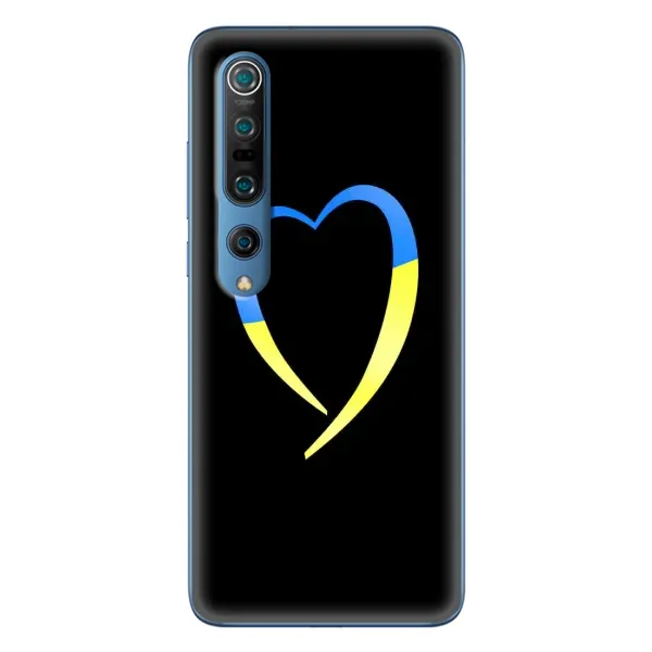 Чехол с рисунком «Украинское сердце» для Xiaomi Mi 10 Pro Чехол с рисунком «Украинское сердце» для Xiaomi Mi 10 Pro