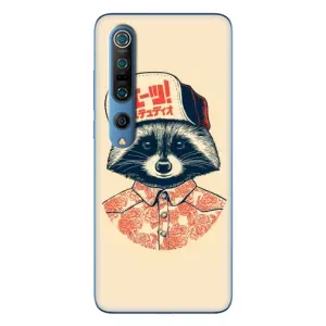 Силиконовый Чехол с Енотами на Xiaomi Mi 10 Pro (В кепчику)