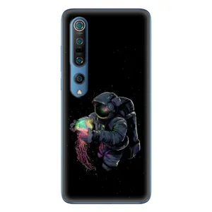 Силиконовый Чехол с принтом "Космонавты" на Xiaomi Mi 10 Pro (В руках земля)