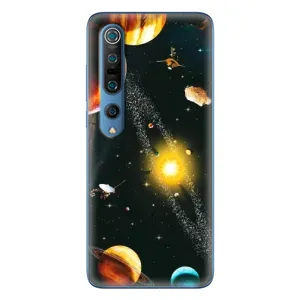 Чехол (ТПУ) с планетами на Xiaomi Mi 10 Pro (Вид с космоса)