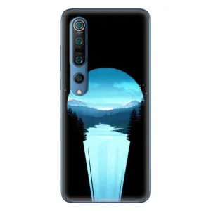 Летний Чехол на Xiaomi Mi 10 Pro (Синий Водопад)