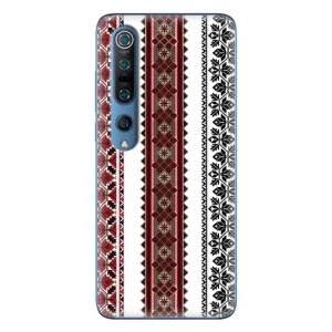 Силиконовый Чехол на Xiaomi Mi 10 Pro с картинкой Вышиванки (Вышиваночки)