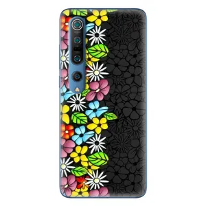 Чехол с Цветами для Xiaomi Mi 10 Pro (Яркие цветы)