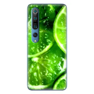 Чехол с изображением вкусной еды для Xiaomi Mi 10 Pro (Яркий ЛАЙМ)
