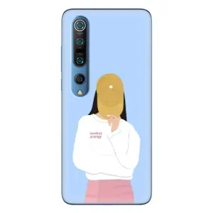 Силіконовый Чохол на Xiaomi Mi 10 Pro з картинкой Модных девушек (Жовта кепка)