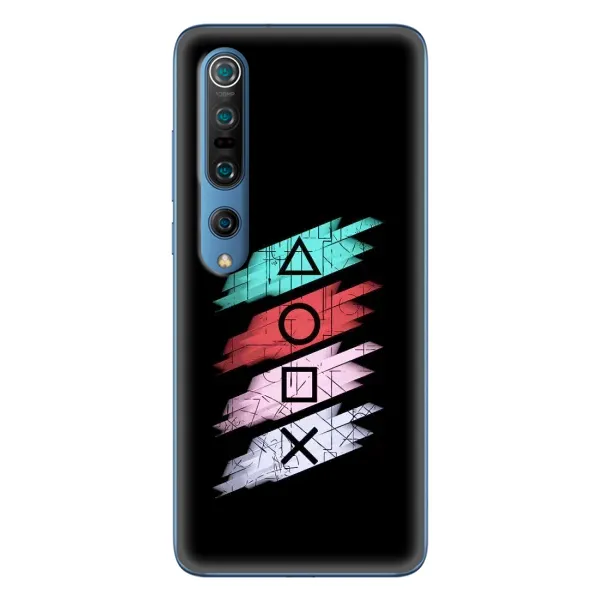 Чехол с рисунком «Значки Sony» для Xiaomi Mi 10 Pro Чехол с рисунком «Значки Sony» для Xiaomi Mi 10 Pro