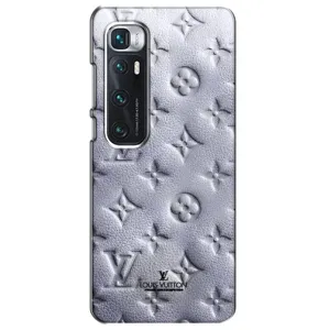 Текстурный Чехол Louis Vuitton для Сяоми Ми 10 Ультра (Белый ЛВ)
