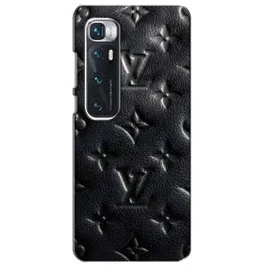 Текстурный Чехол Louis Vuitton для Сяоми Ми 10 Ультра (Черный ЛВ)