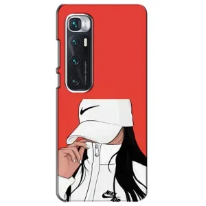 Силиконовый Чехол на Xiaomi Mi 10 Ultra с картинкой Стильных Девушек (Девушка Nike)
