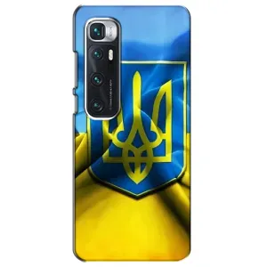 Чехол с картинкой (Патриотический ГЕРБ) на Xiaomi Mi 10 Ultra (Герб и Флаг Украины)