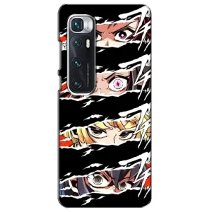Силіконові чохлі з очіма Anime для Сяомі Мі 10 Ультра (Очі на чорному)