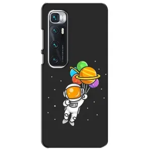 Силиконовый Чехол с принтом "Космонавты" на Xiaomi Mi 10 Ultra (Космонавт с шариками)
