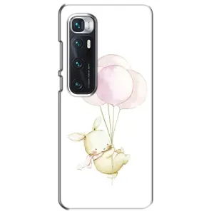 Силиконовый бампер с картинкой животных для Xiaomi Mi 10 Ultra (Кролик и шарики)