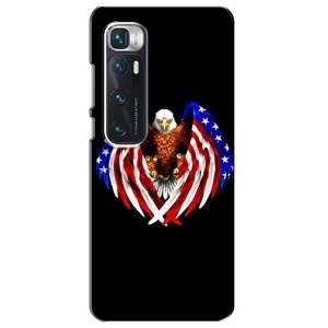 Чехол Флаг USA для Xiaomi Mi 10 Ultra (Крылья США)