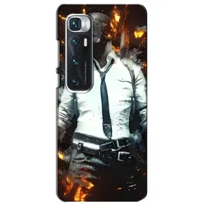 Силиконовый чехол с картинкой "Герой Pubg" на Xiaomi Mi 10 Ultra (Man Пубг)
