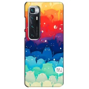 Силиконовый чехол с котиком для Xiaomi Mi 10 Ultra (Mew)