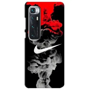 Силиконовый Чехол на Xiaomi Mi 10 Ultra с картинкой Nike (Nike дым)