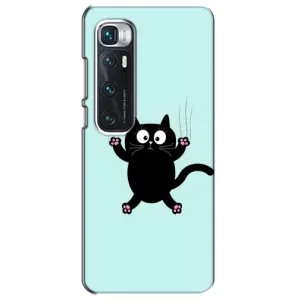 Силиконовый чехол с котиком для Xiaomi Mi 10 Ultra (Падающий кот)