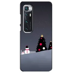 Чехлы на Новый Год Xiaomi Mi 10 Ultra (Снеговички)
