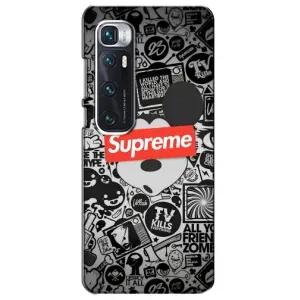 Чехол с Брендами одежды на Сяоми Ми 10 Ультра (Supreme Маус)