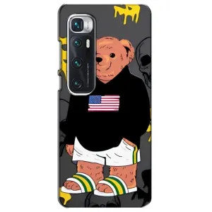 Чехлы Мишка Тедди для Сяоми Ми 10 Ультра (Teddy USA)