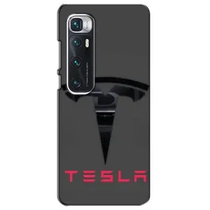 Силіконовий бампер з картинкою машини на Xiaomi Mi 10 Ultra (Logo TESLA)