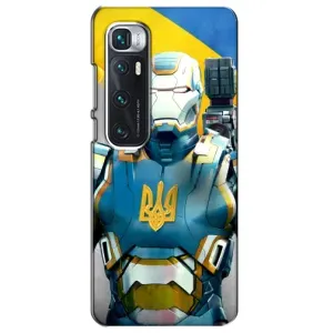 Силиконовый Чехол на Xiaomi Mi 10 Ultra (Я-Украина) (Украинский робокоп)