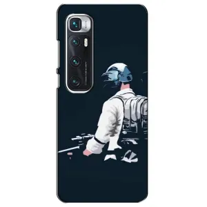 Силиконовый чехол с картинкой "Герой Pubg" на Xiaomi Mi 10 Ultra (В экиперовке)
