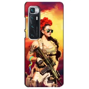 ЗСУ Чехлы (TPU) для Xiaomi Mi 10 Ultra (Женщина солдат)