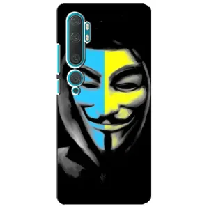 Чехол с Украинской символикой на Сяоми Ми 10 (Анонимус патриот)