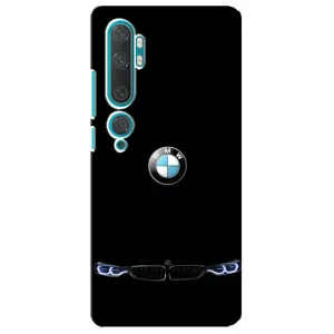 Силіконовий бампер з картинкою машини на Xiaomi Mi 10 (Чорний BMW)