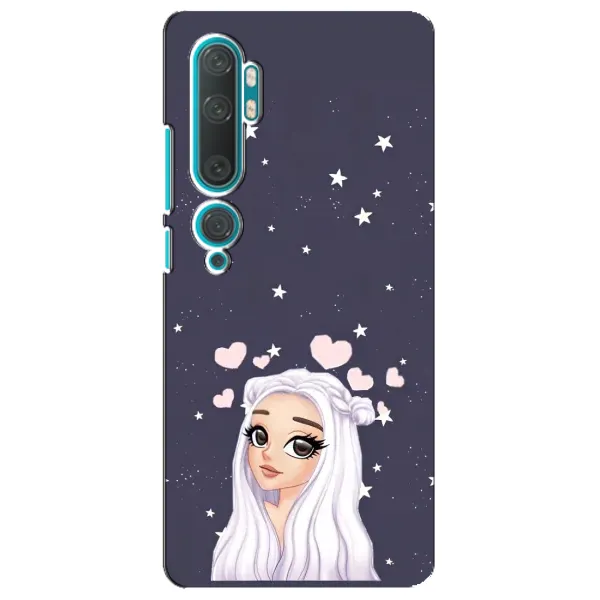 Чехол с рисунком «Девушка и сердечки» для Xiaomi Mi 10 Чехол с рисунком «Девушка и сердечки» для Xiaomi Mi 10
