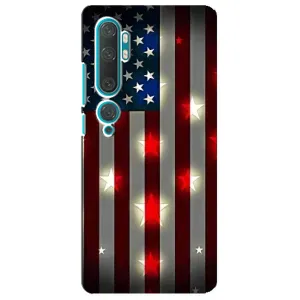 Чехол Флаг USA для Xiaomi Mi 10 (Флаг США 2)