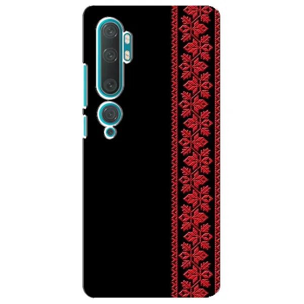 Чехол с рисунком «Красная Вышиванка» для Xiaomi Mi 10 Чехол с рисунком «Красная Вышиванка» для Xiaomi Mi 10