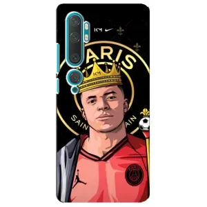Чехол (TPU) с Футболистом на Xiaomi Mi 10 (Mbappe King)